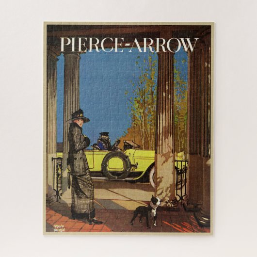 Vintag Pierce-Arrow Magazine 1919 Puzzle (Vertikal)