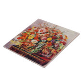 Vintag Pierre Auguste Renoir Basket von Blume Fliese (Seite)