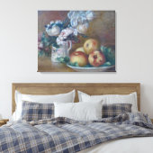 Vintag Pierre Auguste Renoir Blume und Äpfel Leinwanddruck (Insitu (Schlafzimmer))
