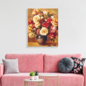 Vintag Pierre Auguste Renoir Bouquet von Rose Leinwanddruck (Insitu (Wohnzimmer))