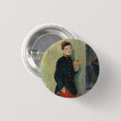 Vintag Pierre Auguste Renoir Der junge Soldat Button (Vorne & Hinten)