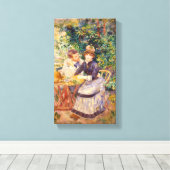 Vintag Pierre Auguste Renoir im Garten Leinwanddruck (Insitu (Holzboden))
