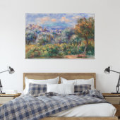 Vintag Pierre Auguste Renoir Landschaft Leinwanddruck (Insitu (Schlafzimmer))