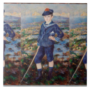 Vintag Pierre Auguste Renoir Sailor Boy Fliese