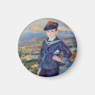 Vintag Pierre Auguste Renoir Sailor Boy Magnet