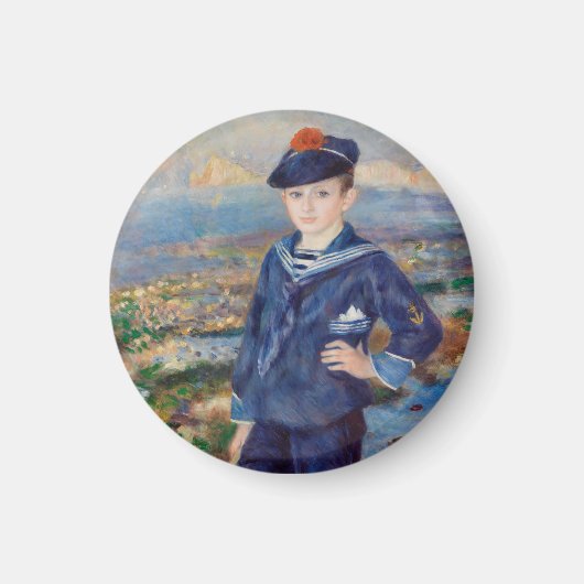 Vintag Pierre Auguste Renoir Sailor Boy Magnet (Vorne)