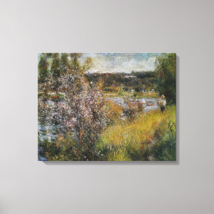 Vintag Pierre Auguste Renoir Seine bei Chatou Leinwanddruck