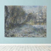 Vintag Pierre Auguste Renoir Snow Covered Landsca Leinwanddruck (Insitu (Holzboden))