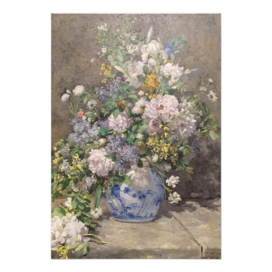 Vintag Pierre Auguste Renoir Spring Bouquet Fotodruck (Vorne)