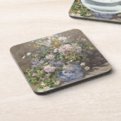 Vintag Pierre Auguste Renoir Spring Bouquet Getränkeuntersetzer (Linke Seite)