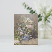 Vintag Pierre Auguste Renoir Spring Bouquet Postkarte (Stehend Vorderseite)