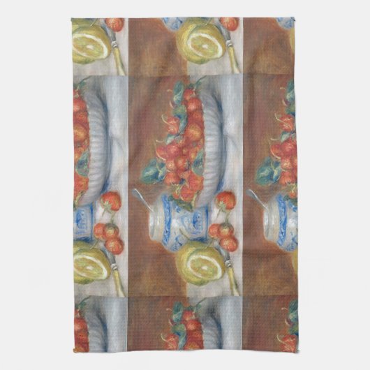 Vintag Pierre Auguste Renoir Strawberries Geschirrtuch (Vertikal)