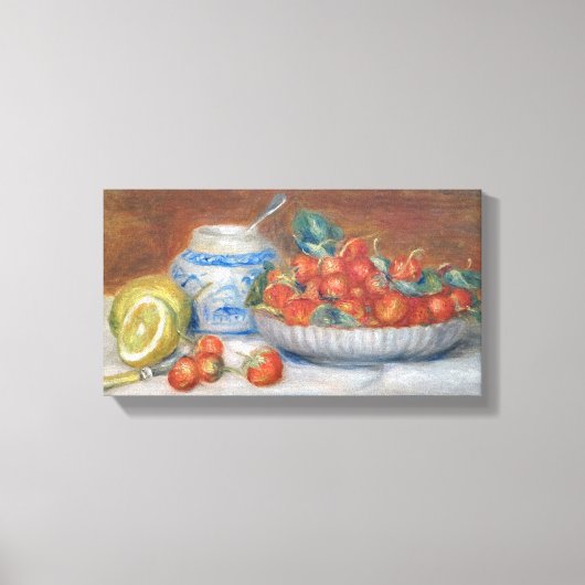 Vintag Pierre Auguste Renoir Strawberries Leinwanddruck (Vorderseite)