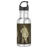 Vintag Pierrot Clown Edelstahlflasche (Vorderseite)