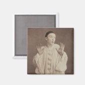 Vintag Pierrot Clown Magnet (Vorderseite/Rückseite)