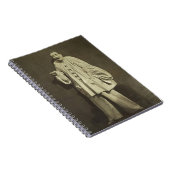 Vintag Pierrot Clown Notizblock (Rechte Seite)