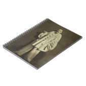 Vintag Pierrot Clown Notizblock (Linke Seite)