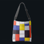 Vintag Piet Mondrian Crossbody Bag Tragetaschen Mit Langen Trägern<br><div class="desc">Der holländische Maler Piet Mondrian entwarf dieses auffallende Design im Jahre 1923, auch Komposition A genannt. Diese moderne Crossbody-Tasche sieht großartig aus - eine zeitgenössische Tasche mit Taschen. Diese Wiedergabe wurde digital verbessert, um die Qualität zu verbessern, aber beachten Sie bitte, dass Reproduktionen noch einige kleine Mängel des Vintagen Originals...</div>