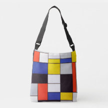 Vintag Piet Mondrian Crossbody Bag