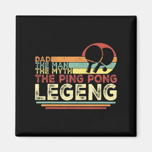 Vintag Ping Pong Pong Vater Ping Pong Pong Playing Magnet