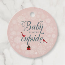 Vintag Pink Baby seine kalte Weihnachtsferien im F