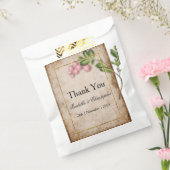 Vintag Pink Berries Wedding Danke Geschenktütchen (Versiegelt)
