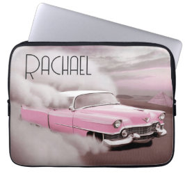 Vintag Pink Cadillac Laptopschutzhülle