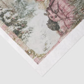 Vintag Pink Christmas 2 Seidenpapier (Ausschnitt)