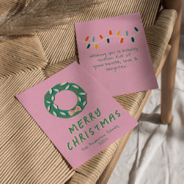 Vintag Pink farbenfrohe Weihnachten Weihnachten Ni