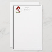 Vintag Pink Flamingo #1 Briefpapier (Vorne/Hinten)