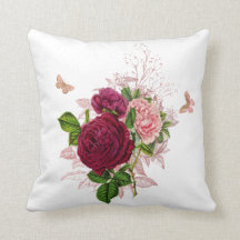 Vintag Pink Floral Butterfly Bouquet