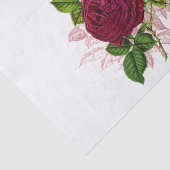 Vintag Pink Floral Butterfly Bouquet Seidenpapier (Ausschnitt)