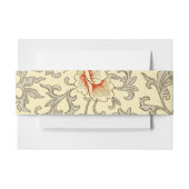 Vintag Pink Grau Botanische Blüte Einladungsbanderole (Vorderseite Beispiel)