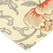 Vintag Pink Grau Botanische Blüte Tischdecke (Schrägansicht)