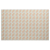 Vintag Pink Heirloom Rose Blue Damask Stoff (Yard (91,4 cm))