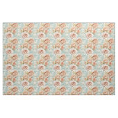Vintag Pink Heirloom Rose Blue Damask Stoff (Fat Quarter (45,7 x 55,9 cm))
