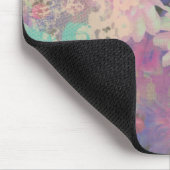 Vintag Pink Lila Spitzen schöne Blume Mousepad (Ecke)