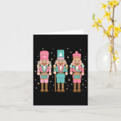 Vintag Pink Nutcracker Squad Frauen Mädchen Kinder Karte (Gelbe Blume)