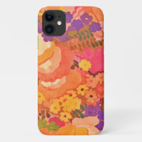 Vintag Pink Peach Blume Botanische Wasserfarbe