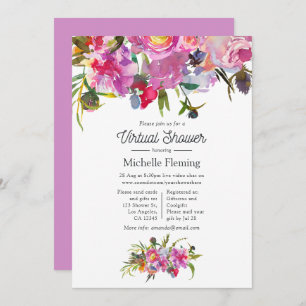 Vintag-Pink-Peonies-Virtual-Baby-Dusche Einladung