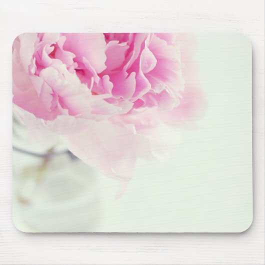 Vintag Pink Peony Mason Jar Mousepad (Vorne)