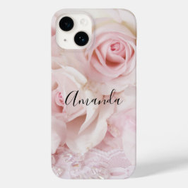 Vintag Pink Roses Elegante Bouquet Case-Mate iPhone 14 Hülle