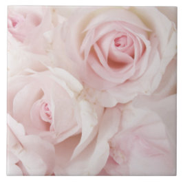 Vintag Pink Roses Elegante Bouquet Fliese