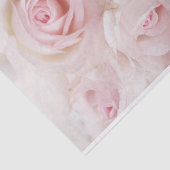 Vintag Pink Roses Elegante Bouquet Seidenpapier (Ausschnitt)
