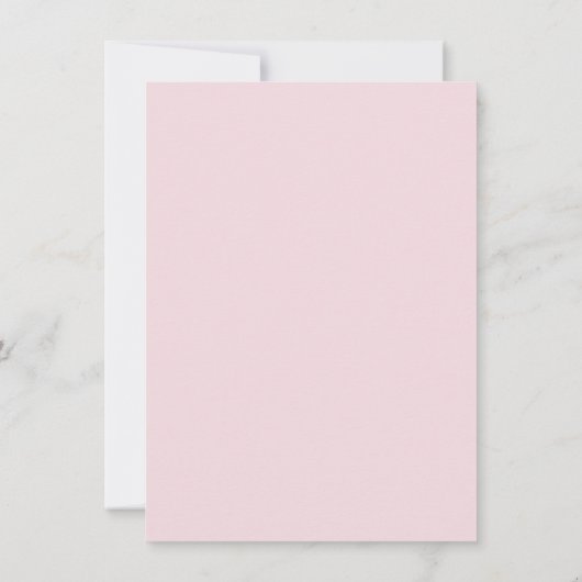 Vintag Pink Stroller Girl Babydusche Einladung (Rückseite)