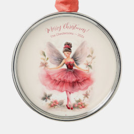 Vintag Pink Sugar Plum Fairy Weihnachtsschmuck