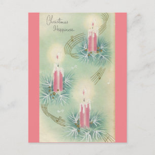 Vintag Pink Weihnachten Glück