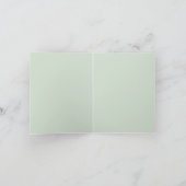 Vintag Pink Wildblume Bouquet Dankeskarte (Innenseite)