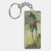 Vintag Pirate, Der fliegende Holländer von Howard Schlüsselanhänger (Vorderseite links)