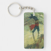 Vintag Pirate, Der fliegende Holländer von Howard Schlüsselanhänger (Vorderseite)